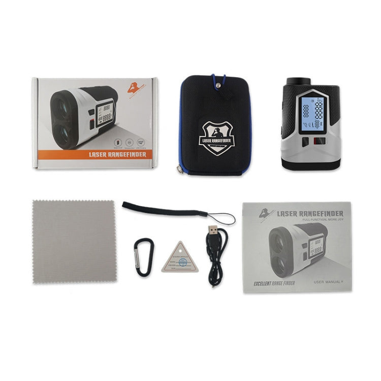 ARTBULL Golf telescopio ricaricabile telemetro laser con schermo, 650m, 1200m