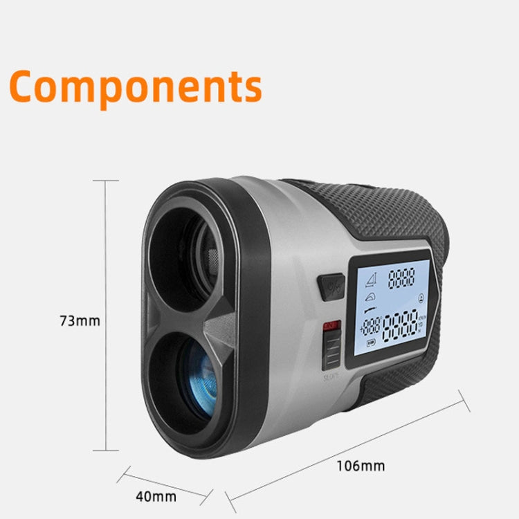 ARTBULL Golf telescopio ricaricabile telemetro laser con schermo, 650m, 1200m