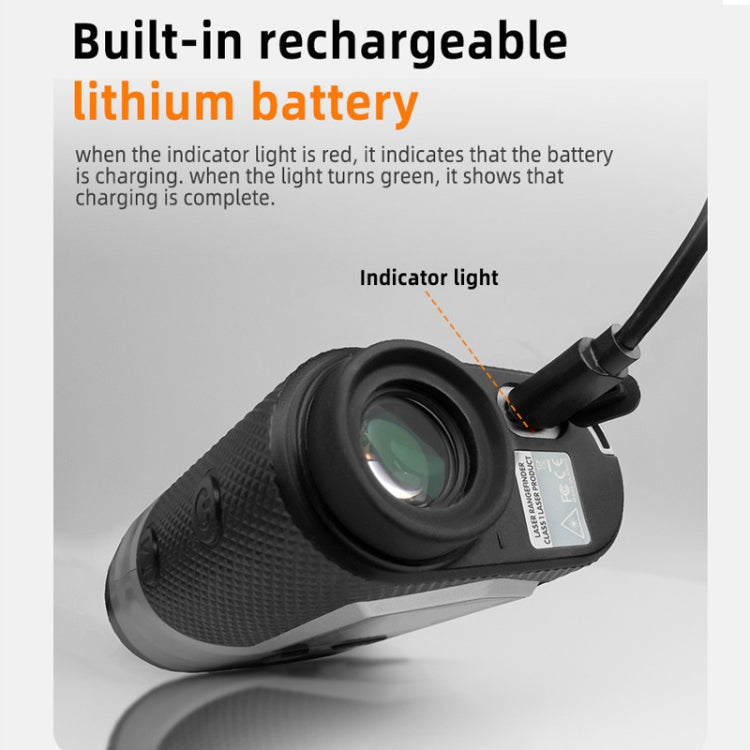 ARTBULL Golf telescopio ricaricabile telemetro laser con schermo, 650m, 1200m
