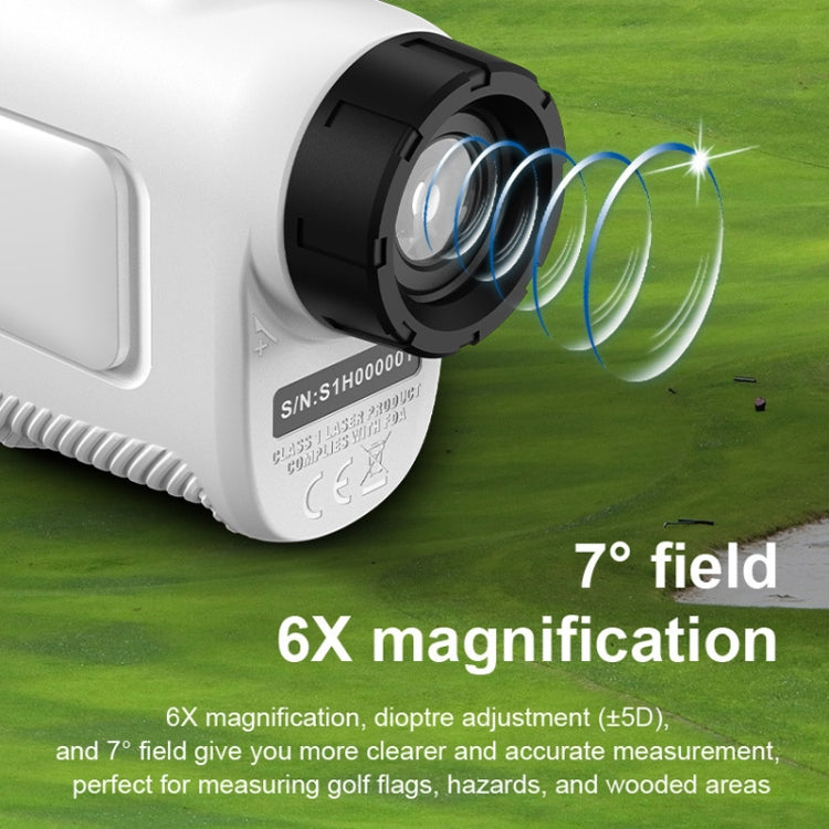 ARTBULL PF2E Telescopio per esterni con telemetro laser per la correzione della pendenza del golf, PF2E