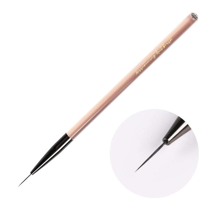 Pennello per penna acrilica color tè Pennello per unghie di bellezza Penna per pittura a colori Penna per terapia della luce