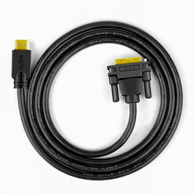 JINGHUA Cavo di trasferimento da HDMI a DVI Scheda grafica Monitor per computer Cavo HD, 1m, 1.5m, 2m