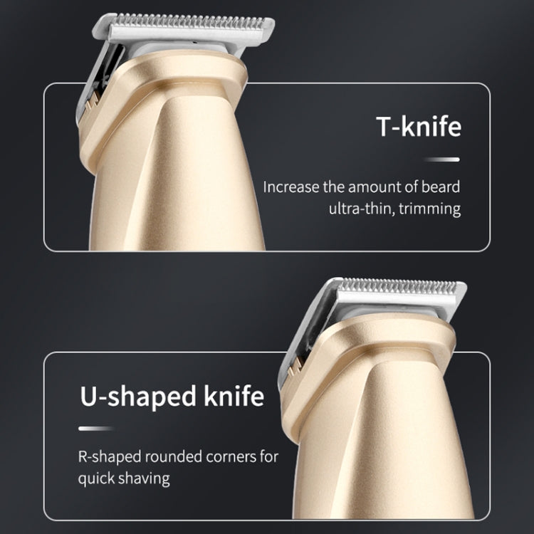 5 in 1 taglio di capelli display digitale lavaggio ad acqua rasoio set di taglio a spinta elettrica per capelli, LK-881 5 In 1 (Gold), LK-881 5 In 1 (Silver)