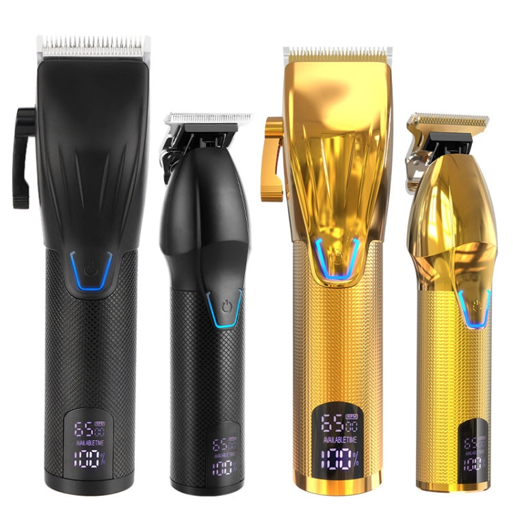 Set di strumenti per il taglio di capelli elettrici da uomo per scolpire il tagliacapelli elettrico, LM-2027 2 In 1 (Black), LM-2027 2 In 1 (Gold)