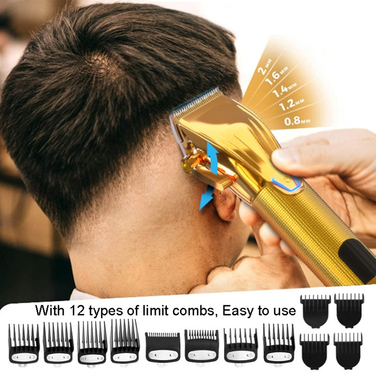 Set di strumenti per il taglio di capelli elettrici da uomo per scolpire il tagliacapelli elettrico, LM-2027 2 In 1 (Black), LM-2027 2 In 1 (Gold)