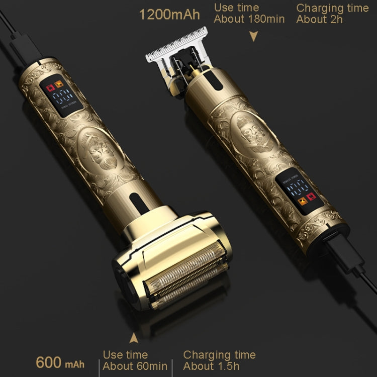 Set di coltelli da barba per taglio di capelli da uomo 2 in 1, 670 2 In 1