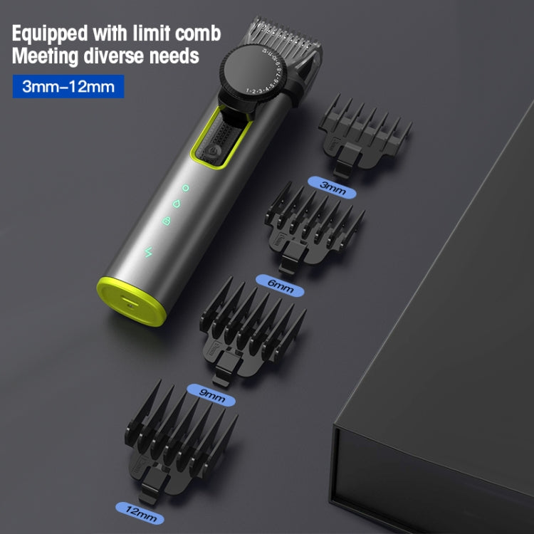 IPX5 Waterproof Men Multi-Functional Barber 4 in 1 Rasoio Set di peli del naso Spinta di ricarica USB, 677 4 In 1