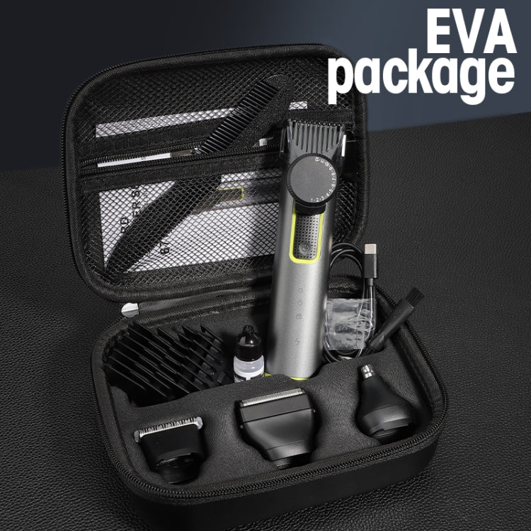 IPX5 Waterproof Men Multi-Functional Barber 4 in 1 Rasoio Set di peli del naso Spinta di ricarica USB, 677 4 In 1