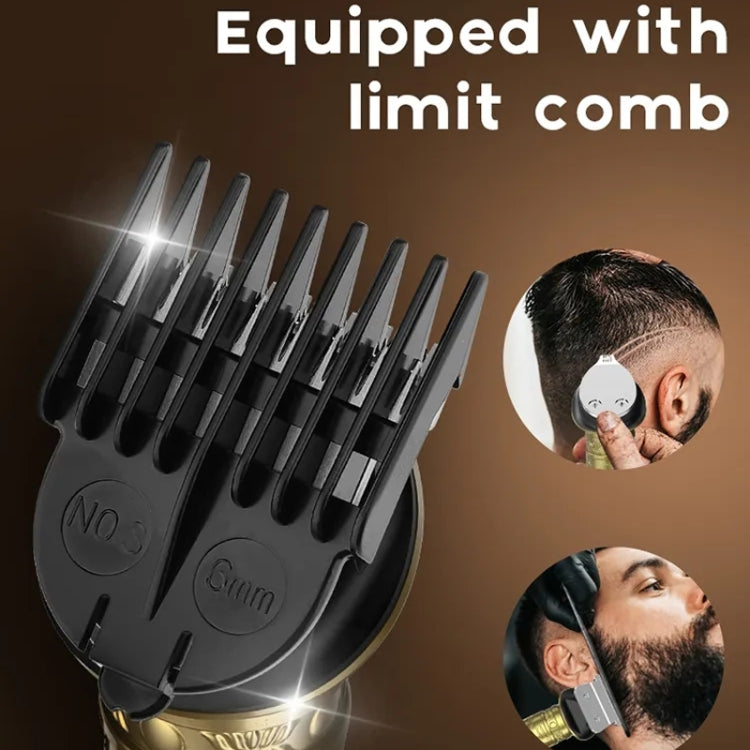 Tagliacapelli multifunzionale da uomo 6 in 1 tagliacapelli in metallo, 697 6 In 1 (Bronze), 697 6 In 1 (Silver Gray)
