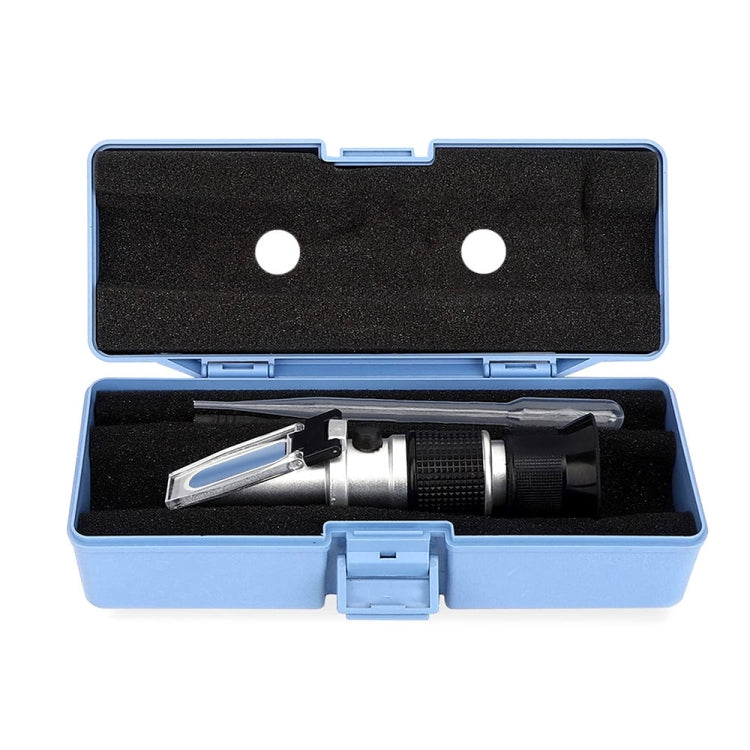 Rifrattometro portatile Misuratore di zucchero per frutta Brix Tester 0-32 Intervallo di misurazione, RF001BX With Plastic box