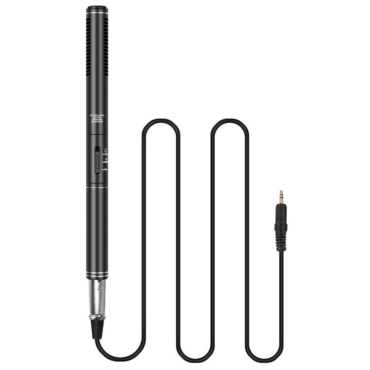 28 cm Riduzione del rumore intelligente Scheda audio dal vivo Microfono per computer Fotocamera per telefono Microfono per interviste di notizie, 28cm Interview Microphone