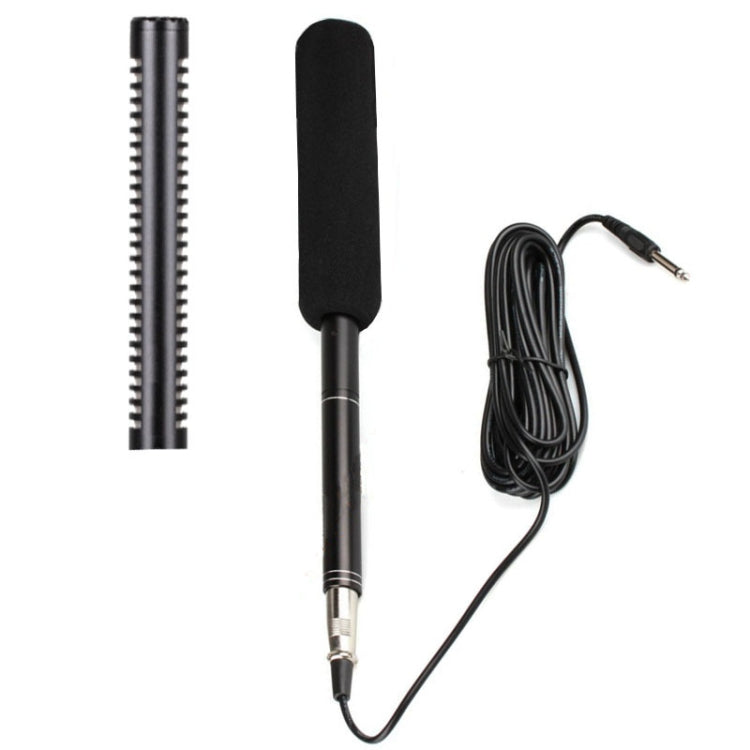 28 cm Riduzione del rumore intelligente Scheda audio dal vivo Microfono per computer Fotocamera per telefono Microfono per interviste di notizie, 28cm Interview Microphone