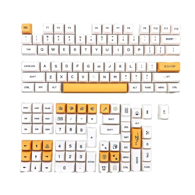 Tasti PBT per tastiera meccanica a sublimazione, Micromio 125 Keys, Matcha 124 Keys, Bee Milk 140 Keys, Plastic 128 Keys, Planet 126 Keys, Revelation 125 Keys, Fandai 126 Keys, Bubble 127 Keys