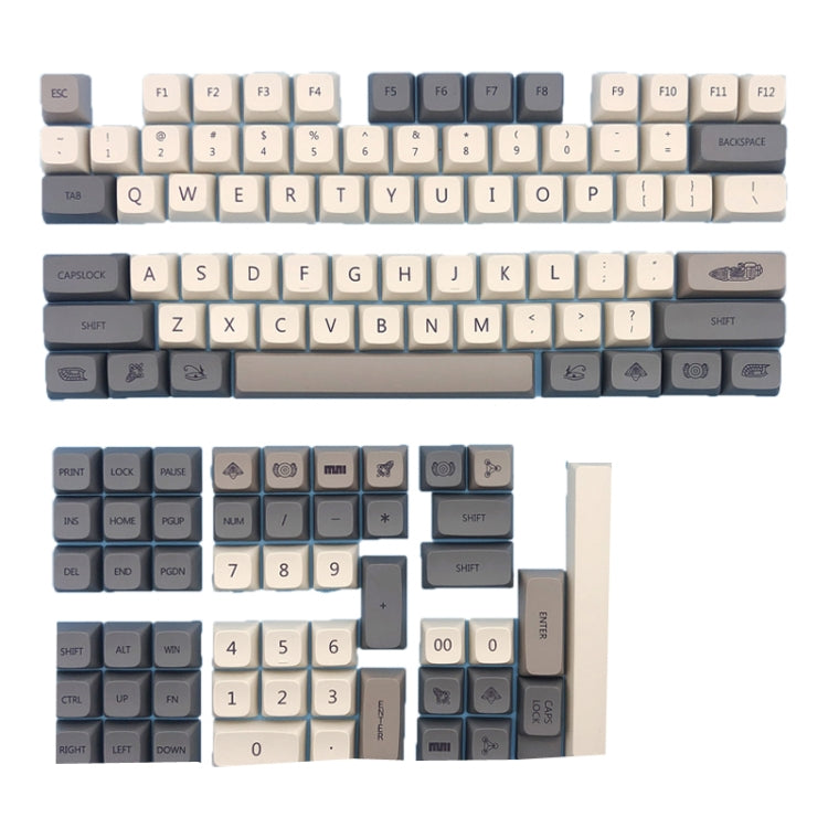 Tasti PBT per tastiera meccanica a sublimazione, Micromio 125 Keys, Matcha 124 Keys, Bee Milk 140 Keys, Plastic 128 Keys, Planet 126 Keys, Revelation 125 Keys, Fandai 126 Keys, Bubble 127 Keys
