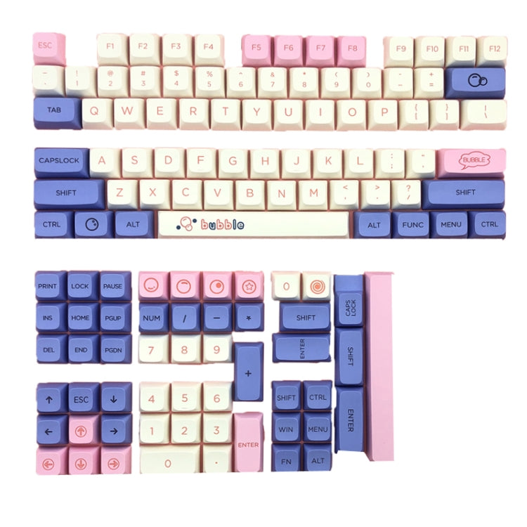 Tasti PBT per tastiera meccanica a sublimazione, Micromio 125 Keys, Matcha 124 Keys, Bee Milk 140 Keys, Plastic 128 Keys, Planet 126 Keys, Revelation 125 Keys, Fandai 126 Keys, Bubble 127 Keys