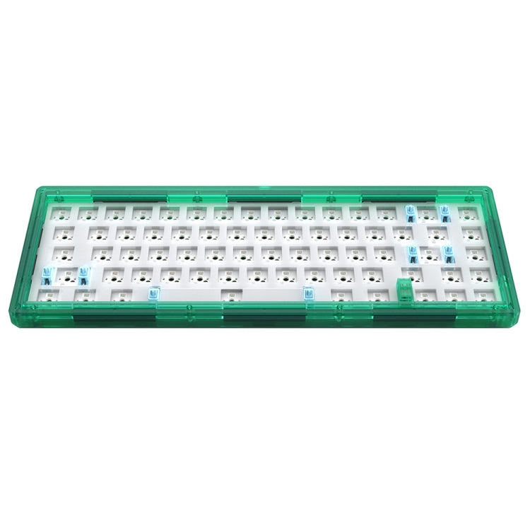 Kit tastiera meccanica personalizzata con retroilluminazione RGB cablata con albero hot swap, Beige, Black Transparent, Green Transparent, Purple Transparent