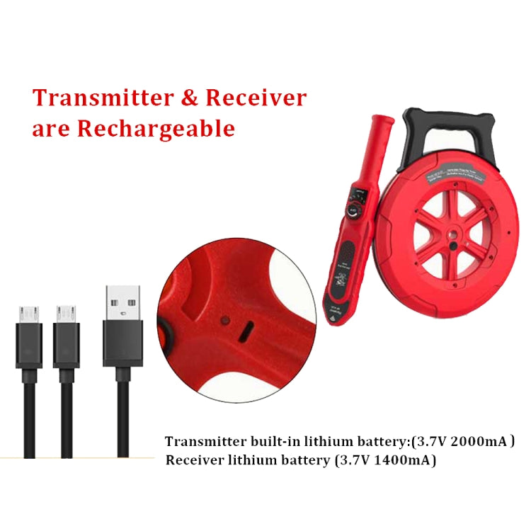 Rilevatore di intasamento di tubi da parete Rilevatore di intasamento di tubi per tubi in ferro/PVC/cemento/acciaio, NOYAFA NF-5120, NOYAFA NF-5130, NOYAFA NF-5140