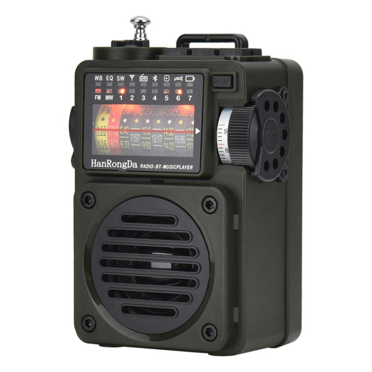 HanRongda HRD-700 Full Band Bluetooth MP3 Play Radio Station Memory Tuning meccanico Radio, HRD-700