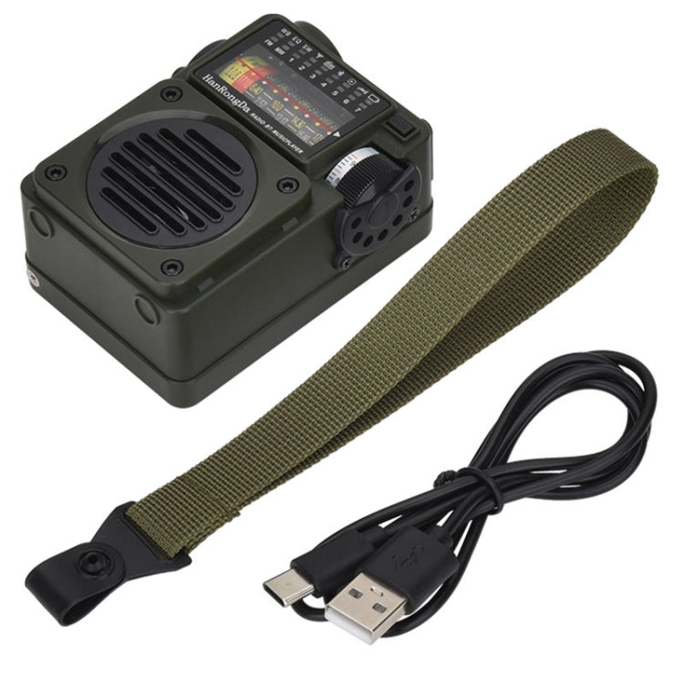 HanRongda HRD-700 Full Band Bluetooth MP3 Play Radio Station Memory Tuning meccanico Radio, HRD-700