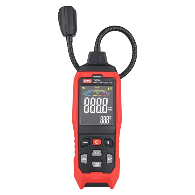 Rilevatore di gas Cumbelo Strumento portatile per il test del gas Detective per la scoperta del gas naturale, TASI TA702A Simulation Bar Display, TASI TA702B Simulation Bar+Digital Display