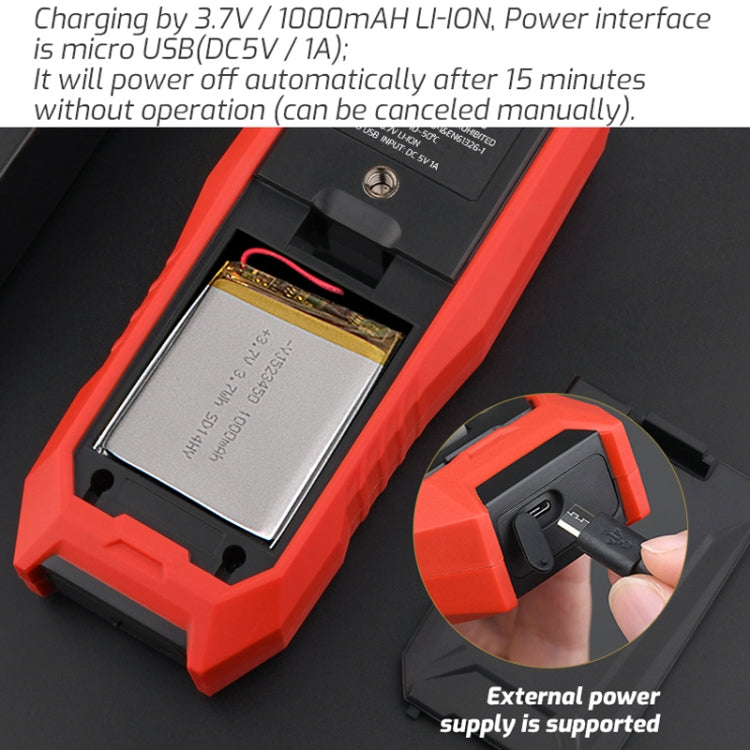 Rilevatore di gas Cumbelo Strumento portatile per il test del gas Detective per la scoperta del gas naturale, TASI TA702A Simulation Bar Display, TASI TA702B Simulation Bar+Digital Display