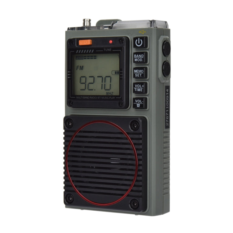 HanRongda HRD-787 Scheda Bluetooth portatile a banda intera ad alte prestazioni Radio di illuminazione a LED di avviso SOS, HRD-787
