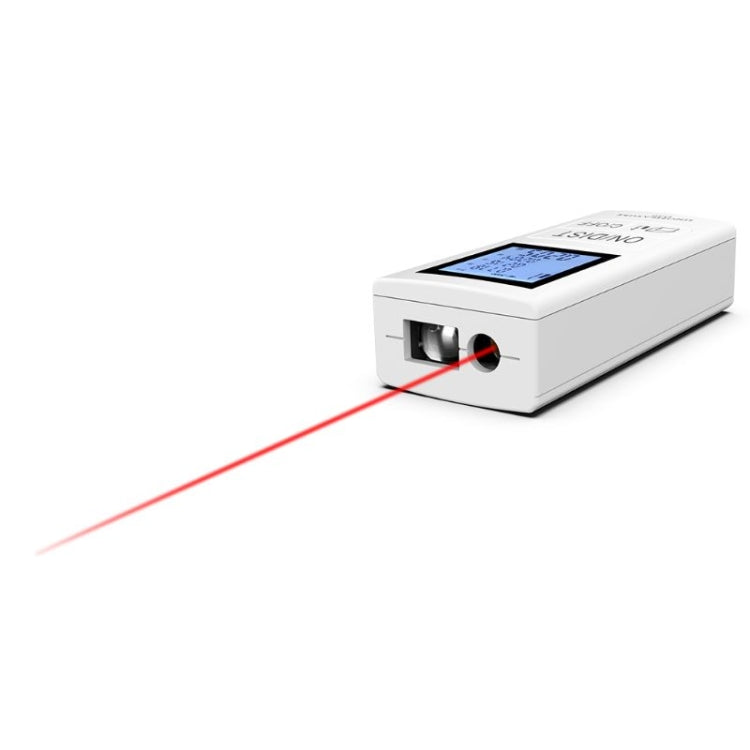 Mini telemetro elettronico a infrarossi ricaricabile portatile da 30 m, White