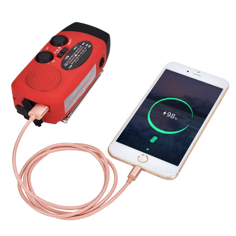 HanRongda HRD-902 Prevenzione dei disastri e ricarica solare di emergenza Illuminazione Radio portatile mobile, HRD-902
