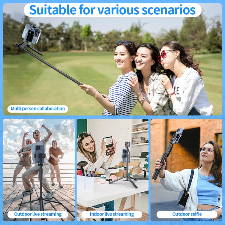 Pixel ST2 1.6m Anti Shake Selfie Stick Testa Treppiede Portatile Pieghevole Telecomando Supporti per foto all'aperto, ST2