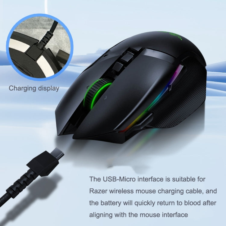 Per cavo di ricarica per mouse wireless professionale Razer / Naga Viper Pro / Viper V2