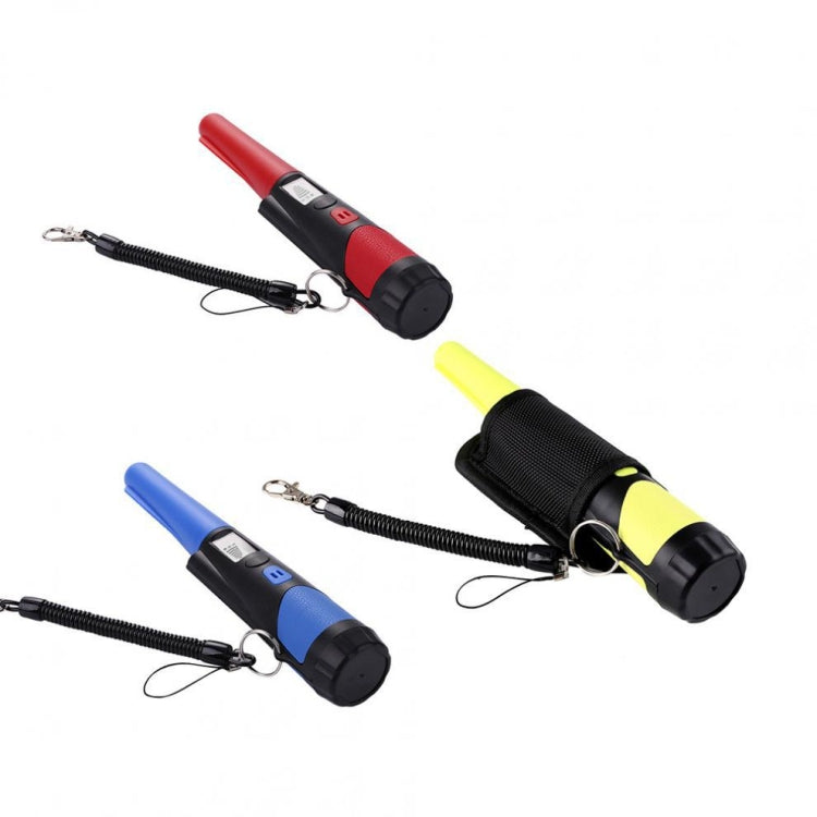 Metal Detector palmare Display LCD Cacciatore di tesori d'oro con torcia elettrica, Red, Green, Blue, Orange, Black