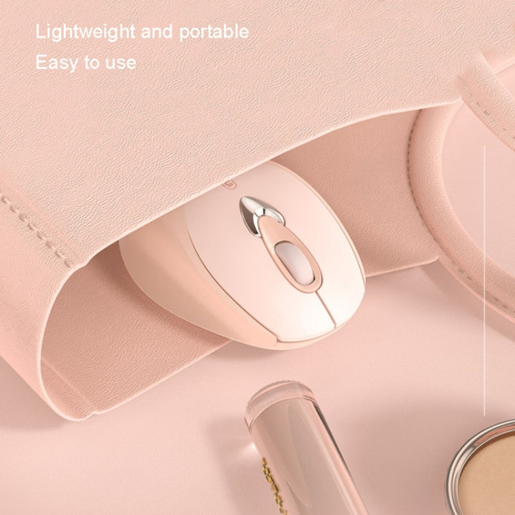 Mouse wireless Inphic M8 che ricarica il mouse USB 2.4G silenzioso per la casa e l'ufficio, M8 (Milk Tea), M8 (Purple)