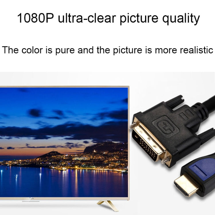 Cavo HD bidirezionale da HDMI a DVI 24+1P 1080P da 3 m per collegare il computer al monitor, HDMI To DVI