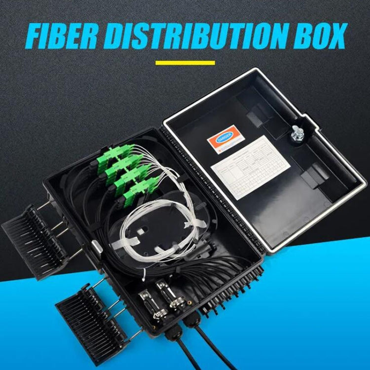 La scatola di distribuzione FTTH con splitter da 16 PLC può contenere fino a 16 cavi di derivazione per abbonati, 16 Core