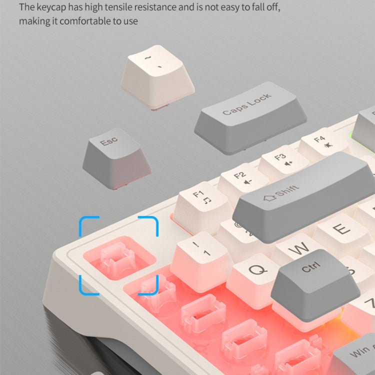 Tastiera K-Snake cablata per e-sport, mouse meccanico, tastiera per computer desktop a 98 tasti, Keyboard+Mouse (Blue), Keyboard+Mouse (Gray), Keyboard+Mouse (Pink), Single Keyboard (Blue), Single Keyboard (Pink), Single Keyboard (Gray)