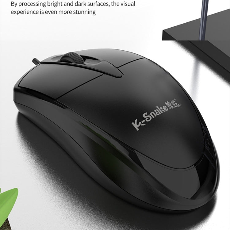 Set tastiera e mouse cablati K-Snake KM007 Tastiera per computer desktop, With Mouse, Without Mouse