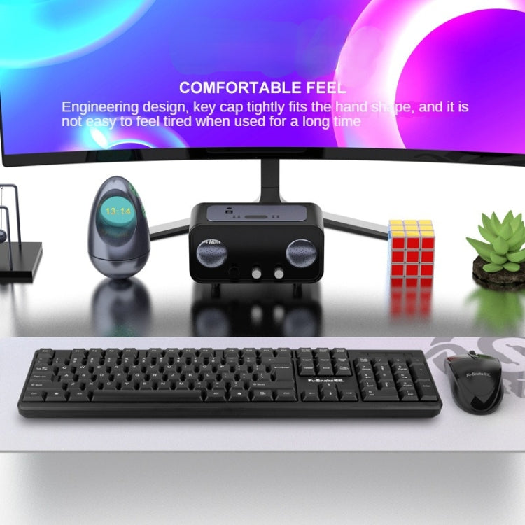 Set tastiera e mouse cablati K-Snake KM007 Tastiera per computer desktop, With Mouse, Without Mouse