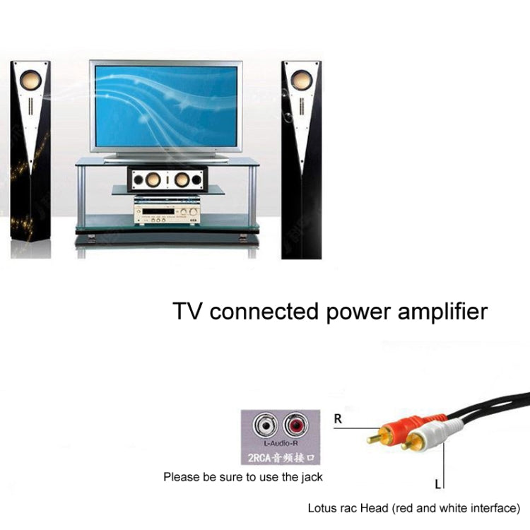 Cavo audio Lotus doppio Cavo audio RCA per amplificatore di potenza due a due, 1.5m, 3m, 5m