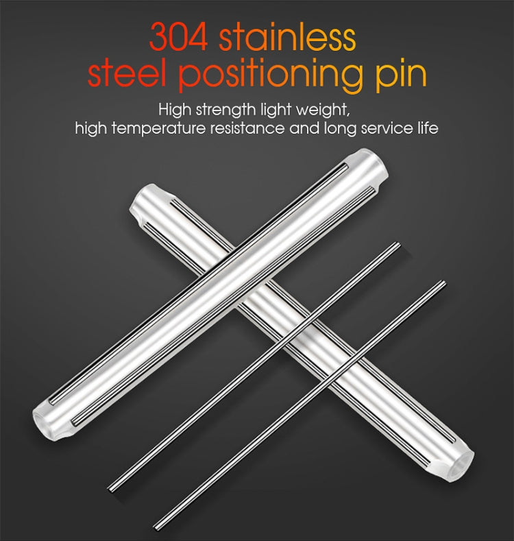 50 pz/pacco 60mm Doppio Pin Filo di Pelle Fibra Ottica Tubo Termoretraibile Tubo Ottico Hot Melt, 60mm Double -Pin
