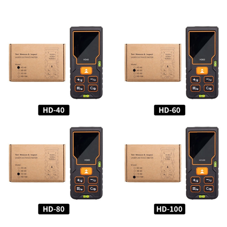 Righello per elettronica laser con telemetro laser ad alta precisione, HILDA HD40, HILDA HD60, HILDA HD80, HILDA HD100