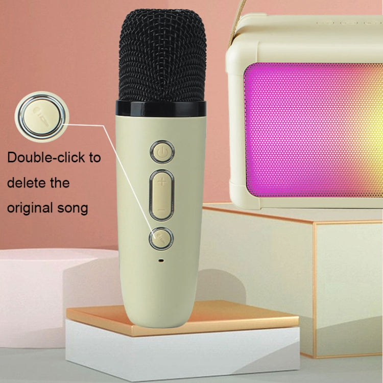 Altoparlante Bluetooth portatile con effetti di illuminazione RGB Mini Karaoke Audio domestico, Speaker, Single Microphone+Speaker, Dual Microphone+Speaker