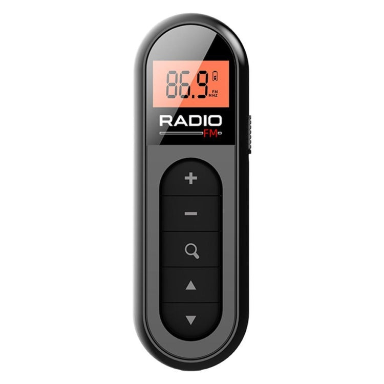 Mini walkman ricaricabile stile clip per collare radio FM tascabile per guida turistica per conferenze corse di cavalli