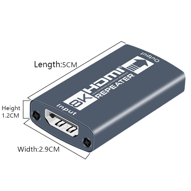 FJGEAR FJ-8K05 Amplificatore di segnale HD 8K 60HZ, FJ-8K05