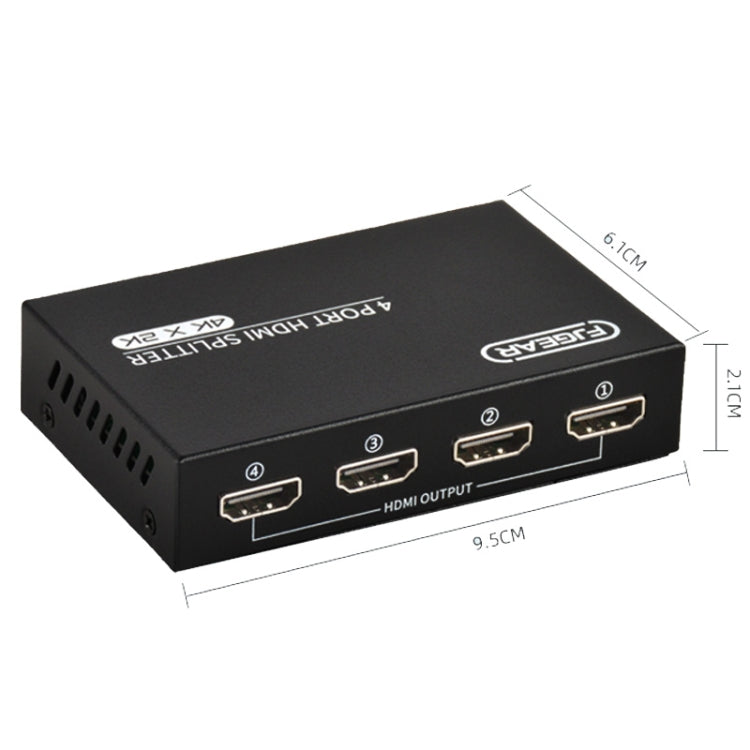 Splitter audio/video HD FJGEAR FJ-SM4K104 HDMI 1 in 4