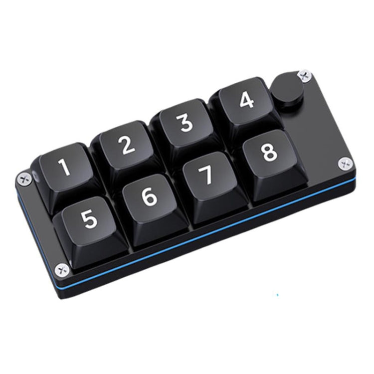 MKESPN Tasto di scelta rapida Macro definito Tastiera Samll cablata Tastiera da gioco con una sola mano, MKESPN K806 (White, MKESPN K806 (Black), MKESPN K806 (Transparent)