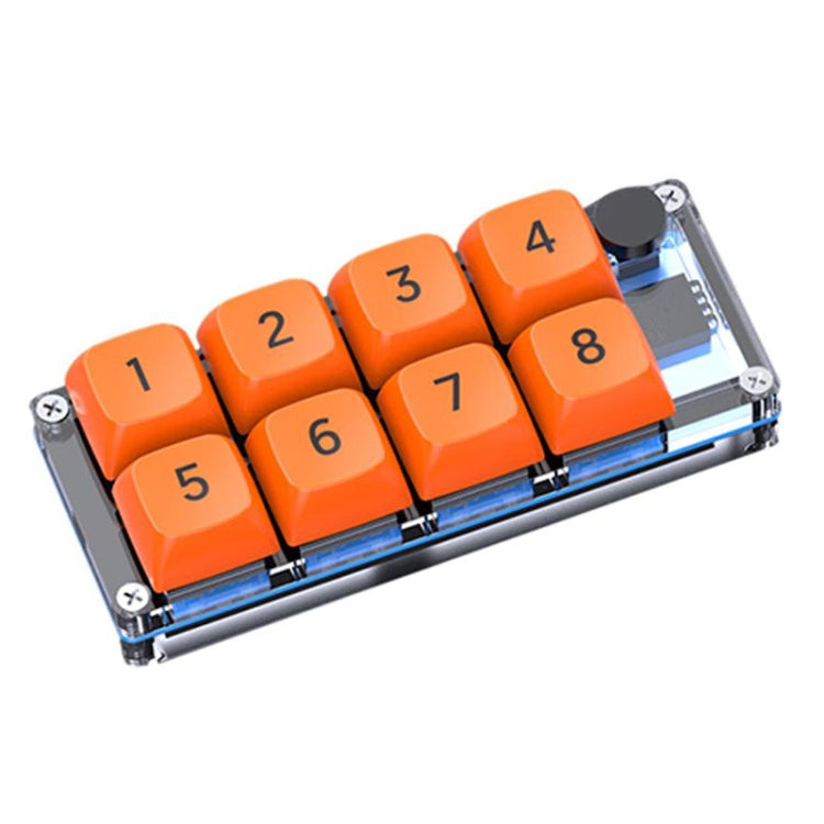 MKESPN Tasto di scelta rapida Macro definito Tastiera Samll cablata Tastiera da gioco con una sola mano, MKESPN K806 (White, MKESPN K806 (Black), MKESPN K806 (Transparent)