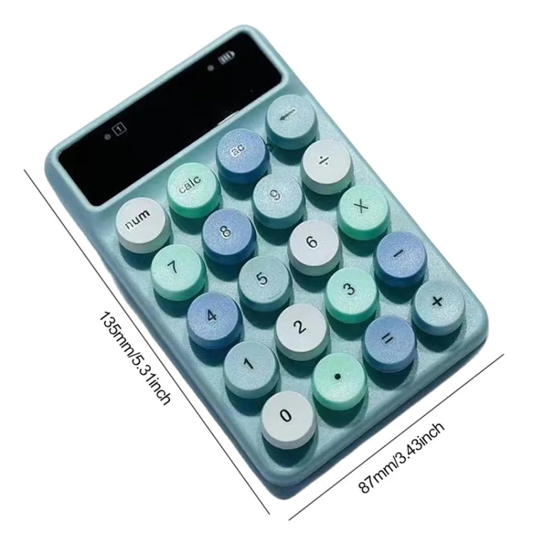 Q3 2.4G Mini Wireless Office Tastiera digitale Registratore di cassa Contabilità finanziaria Password Tastiera