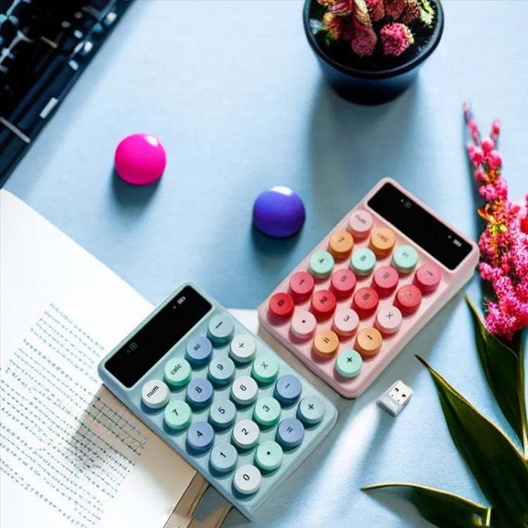 Q3 2.4G Mini Wireless Office Tastiera digitale Registratore di cassa Contabilità finanziaria Password Tastiera