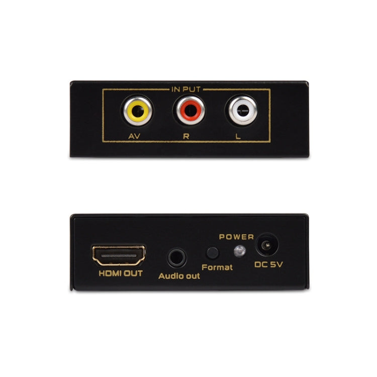 FJGEAR FJ-AH1308 Convertitore AV a HDMI con ridimensionamento automatico, FJ-AH1308