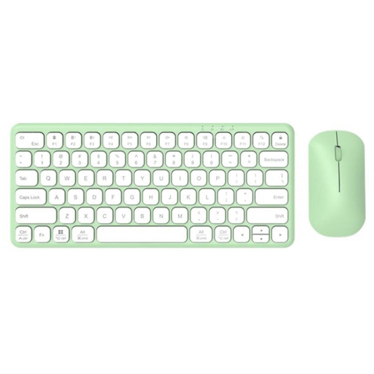 B087 Tastiera e mouse wireless dual mode portatili da 78 tasti 2.4G, Keyboard Green, Keyboard Pink, Keyboard Mouse Set White, Keyboard Mouse Set Green, Keyboard Mouse Set Pink